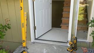 Jeld Wen Front Door Installation  Really crappy products and craftsmanship PART 1 [upl. by Sebastien]