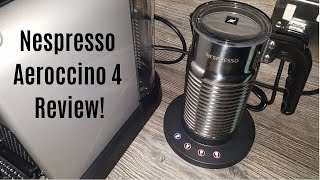 Nespresso Aeroccino 4 Milk Frother Review  Worth upgrading from the Aeroccino 3 [upl. by Neirad]