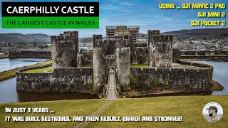 Caerphilly Castle  The Largest in Wales 2nd in Britain [upl. by Apoor]