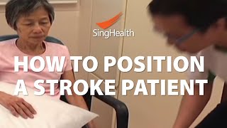 How To Position A Stroke Patient [upl. by Notsuh]