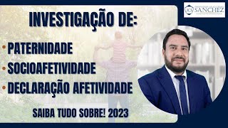 Investigação de paternidade socioafetividade declaração afetividade Saiba tudo sobre 2023 [upl. by Hanford]