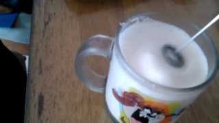 Aerolatte Review Frothing Cold Milk In Under 1 Minute [upl. by Oilcareh]